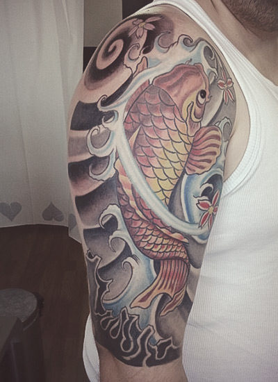 Carpa, Japonesa  Tattoo